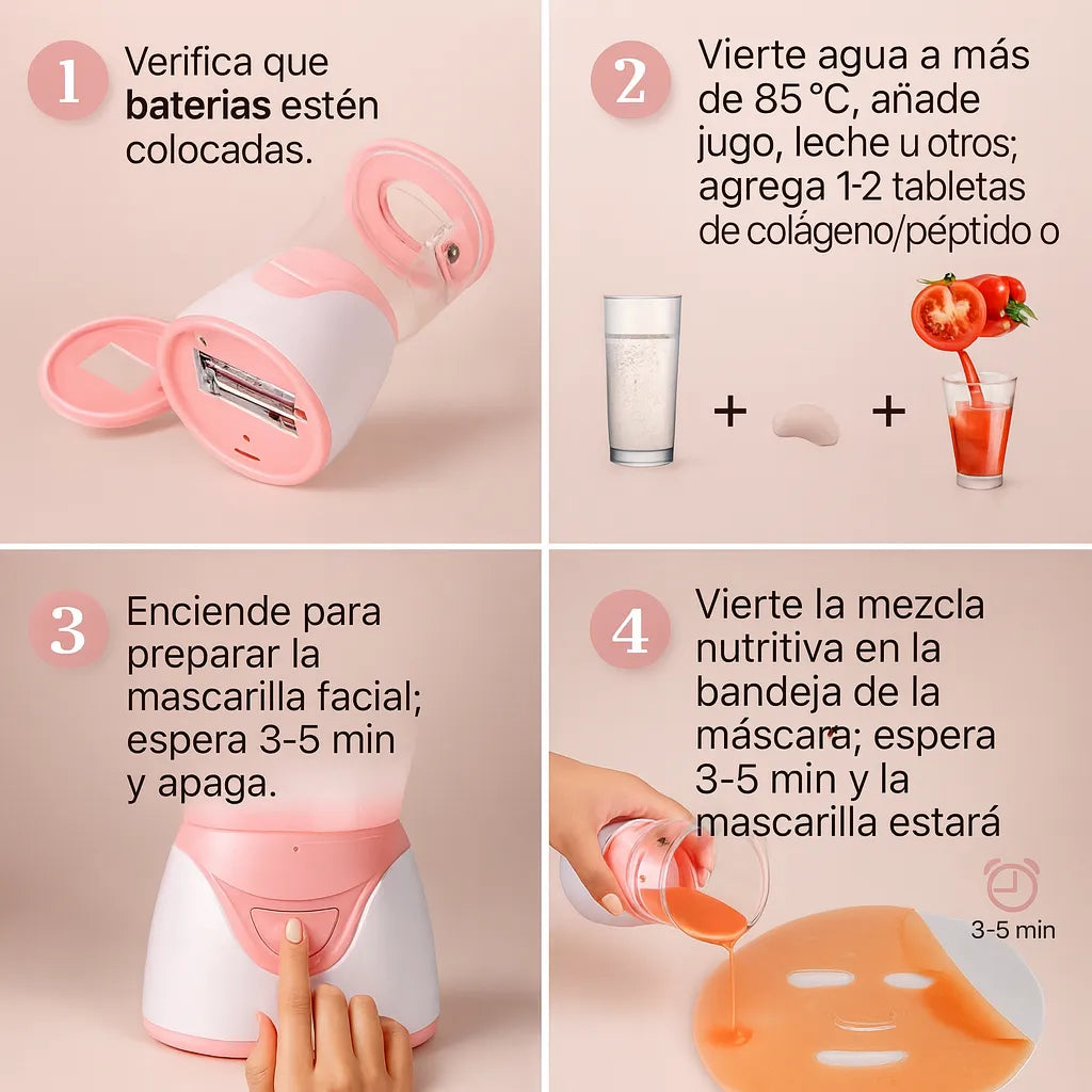 Maquina Para Hacer Mascarillas Faciales Mini iFruit Mask