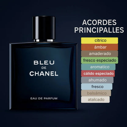 ✨ Kit Exclusivo: Bleu de Chanel + Sauvage + Reloj Submariner Plata Negro