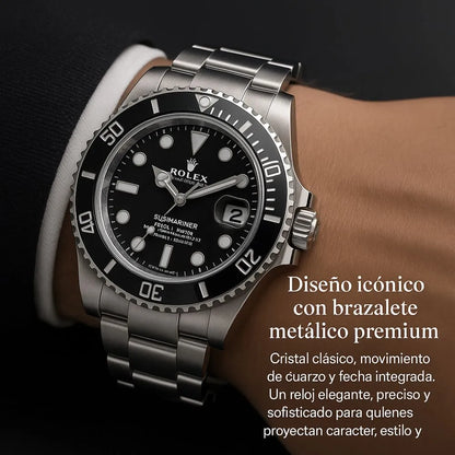 ✨ Kit Exclusivo: Bleu de Chanel + Sauvage + Reloj Submariner Plata Negro